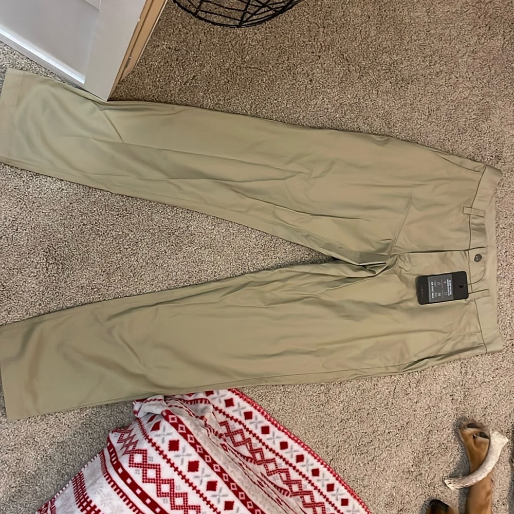Fabletics Men's Khaki Chinos - Light Olive/Tan